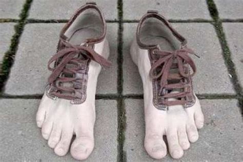 fake human species shoes